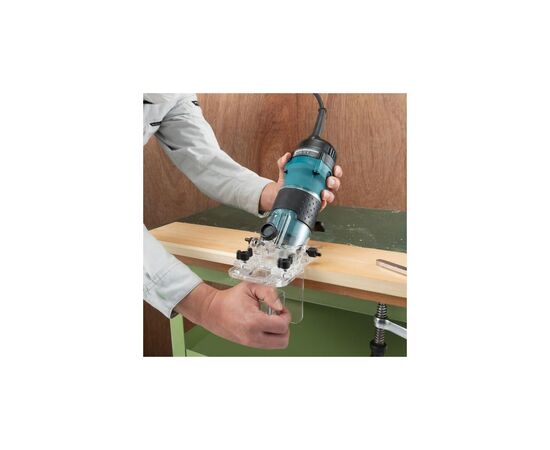 Фрезер Makita 3712 530Вт, цанга 6мм, 32000об/мин, 1.7кг (3712), изображение 6 Фрезер Makita 3712 530Вт, цанга 6мм, 32000об/мин, 1.7кг (3712), изображение 6