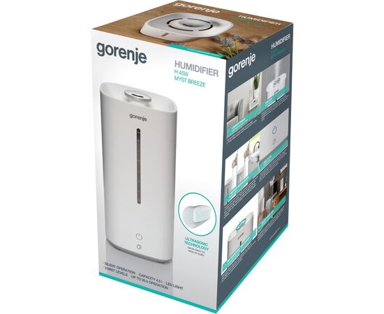Увлажнитель воздуха Gorenje H 45 W, изображение 2 Увлажнитель воздуха Gorenje H 45 W, изображение 2