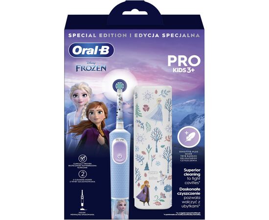 Электрическая зубная щетка Oral-B D103.413.2KX Frozen, изображение 2 Электрическая зубная щетка Oral-B D103.413.2KX Frozen, изображение 2
