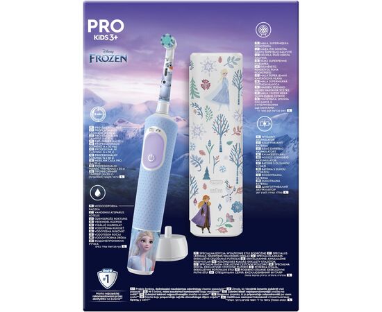 Электрическая зубная щетка Oral-B D103.413.2KX Frozen, изображение 4 Электрическая зубная щетка Oral-B D103.413.2KX Frozen, изображение 4