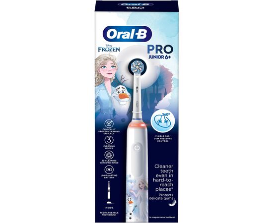 Электрическая зубная щетка Oral-B D505.513.Z3K Frozen, изображение 3 Электрическая зубная щетка Oral-B D505.513.Z3K Frozen, изображение 3