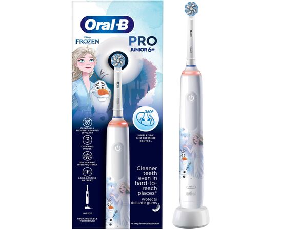 Электрическая зубная щетка Oral-B D505.513.Z3K Frozen, изображение 6 Электрическая зубная щетка Oral-B D505.513.Z3K Frozen, изображение 6