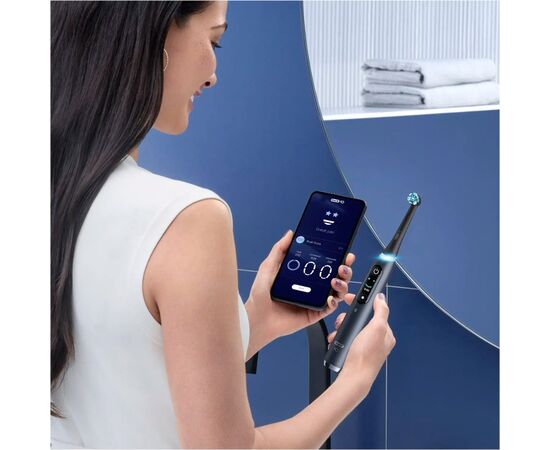 Электрическая зубная щетка Oral-B IOM9.1B2.2AD Black Onyx, изображение 6 Электрическая зубная щетка Oral-B IOM9.1B2.2AD Black Onyx, изображение 6