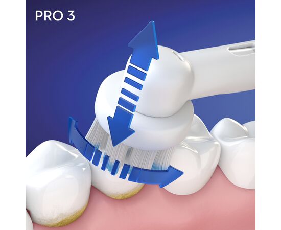 Электрическая зубная щетка Oral-B D505.513.3 Sensitive Blue, изображение 3 Электрическая зубная щетка Oral-B D505.513.3 Sensitive Blue, изображение 3