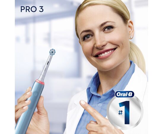 Электрическая зубная щетка Oral-B D505.513.3 Sensitive Blue, изображение 4 Электрическая зубная щетка Oral-B D505.513.3 Sensitive Blue, изображение 4