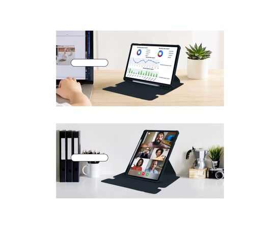 Чехол для планшета BeCover 360° Rotatable Samsung Galaxy Tab S10 Plus (SM-X820/SM-X826) 12.4" Deep Blue (712265), изображение 6 Чехол для планшета BeCover 360° Rotatable Samsung Galaxy Tab S10 Plus (SM-X820/SM-X826) 12.4" Deep Blue (712265), изображение 6