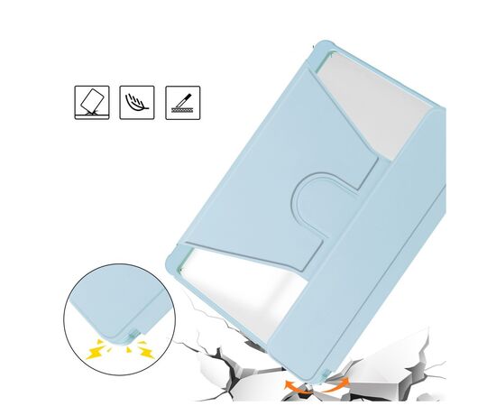 Чехол для планшета BeCover 360° Rotatable Samsung Galaxy Tab S10 Plus (SM-X820/SM-X826) 12.4" Light Blue (712267), изображение 4 Чехол для планшета BeCover 360° Rotatable Samsung Galaxy Tab S10 Plus (SM-X820/SM-X826) 12.4" Light Blue (712267), изображение 4
