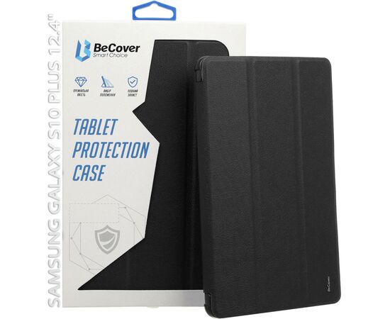 Чехол для планшета BeCover Smart Case Samsung Galaxy Tab S10 Plus (SM-X820/SM-X826) 12.4" Black (712232), изображение 7 Чехол для планшета BeCover Smart Case Samsung Galaxy Tab S10 Plus (SM-X820/SM-X826) 12.4" Black (712232), изображение 7