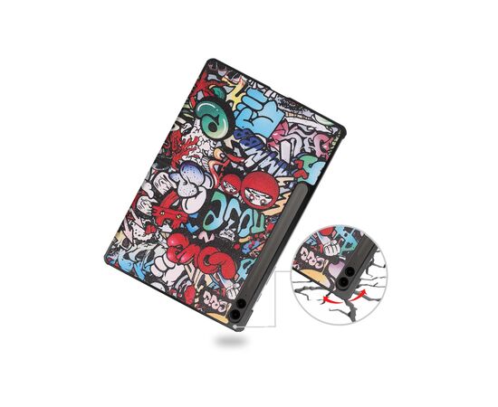 Чехол для планшета BeCover Smart Case Samsung Galaxy Tab S10 Plus (SM-X820/SM-X826) 12.4" Graffiti (712243), изображение 3 Чехол для планшета BeCover Smart Case Samsung Galaxy Tab S10 Plus (SM-X820/SM-X826) 12.4" Graffiti (712243), изображение 3