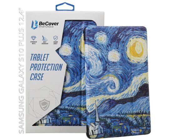 Чехол для планшета BeCover Smart Case Samsung Galaxy Tab S10 Plus (SM-X820/SM-X826) 12.4" Night (712245), изображение 6 Чехол для планшета BeCover Smart Case Samsung Galaxy Tab S10 Plus (SM-X820/SM-X826) 12.4" Night (712245), изображение 6