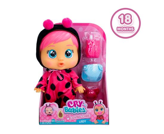 Кукла IMC Cry babies Любовь и забота Плакса Леди 26 см (907348), изображение 2 Кукла IMC Cry babies Любовь и забота Плакса Леди 26 см (907348), изображение 2