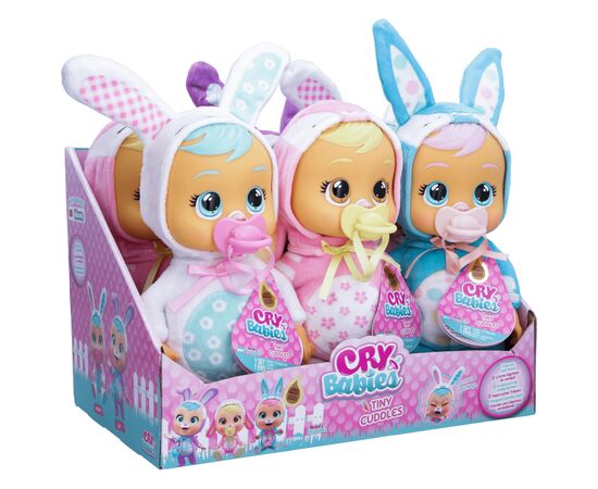 Кукла IMC Cry babies Нежные объятия Банни Плакса Лола 25 см (908598), изображение 8 Кукла IMC Cry babies Нежные объятия Банни Плакса Лола 25 см (908598), изображение 8