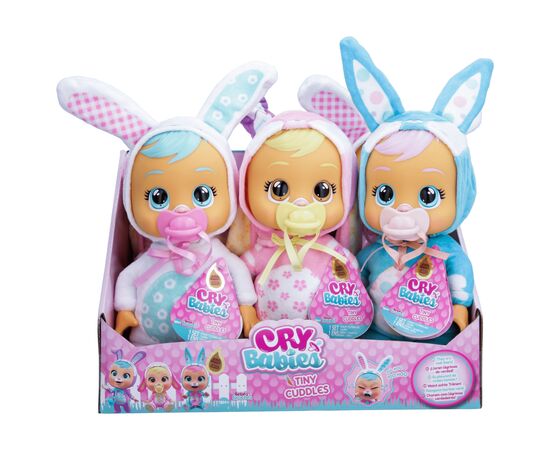 Кукла IMC Cry babies Нежные объятия Банни Плакса Хони 25 см (908550), изображение 6 Кукла IMC Cry babies Нежные объятия Банни Плакса Хони 25 см (908550), изображение 6