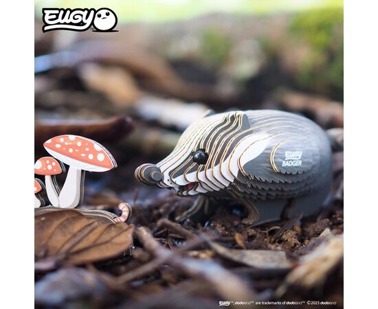 Пазл Eugy 3D Зоопарк Барсук (XEG-094), изображение 11 Пазл Eugy 3D Зоопарк Барсук (XEG-094), изображение 11