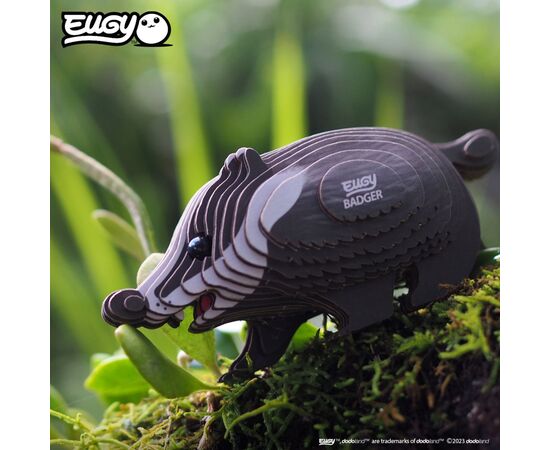 Пазл Eugy 3D Зоопарк Барсук (XEG-094), изображение 9 Пазл Eugy 3D Зоопарк Барсук (XEG-094), изображение 9