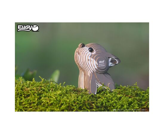 Пазл Eugy 3D Зоопарк Волк (XEG-040), изображение 5 Пазл Eugy 3D Зоопарк Волк (XEG-040), изображение 5