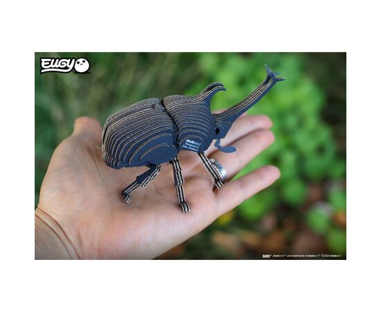 Пазл Eugy 3D Зоопарк Жук-носорог (XEG-113), изображение 9 Пазл Eugy 3D Зоопарк Жук-носорог (XEG-113), изображение 9