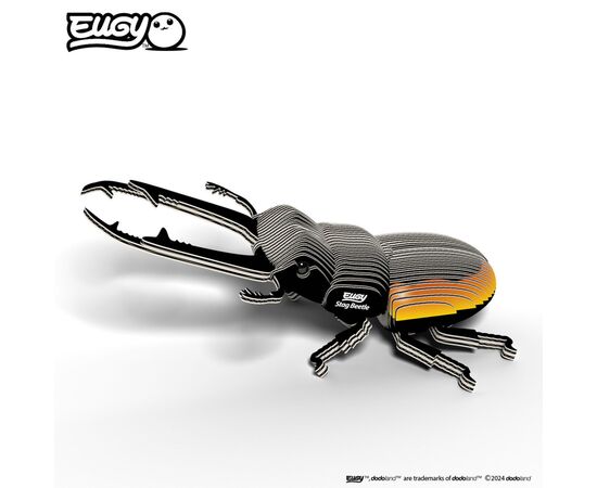 Пазл Eugy 3D Зоопарк Жук-олень (XEG-114), изображение 6 Пазл Eugy 3D Зоопарк Жук-олень (XEG-114), изображение 6