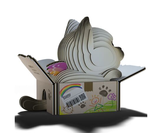 Пазл Eugy 3D Зоопарк Котенок сиамский (XEG-088), изображение 7 Пазл Eugy 3D Зоопарк Котенок сиамский (XEG-088), изображение 7