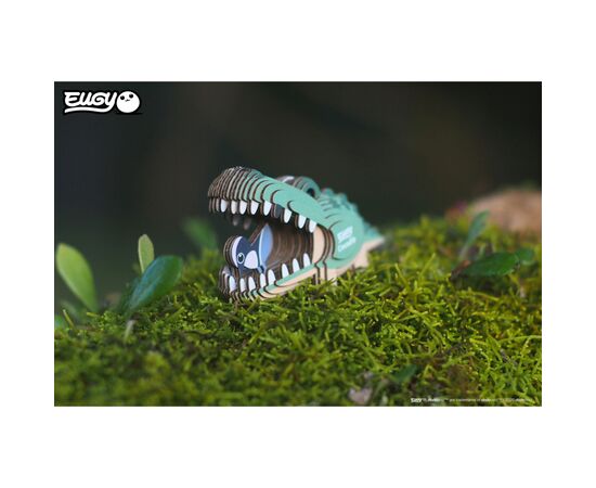 Пазл Eugy 3D Зоопарк Крокодил (XEG-029), изображение 5 Пазл Eugy 3D Зоопарк Крокодил (XEG-029), изображение 5