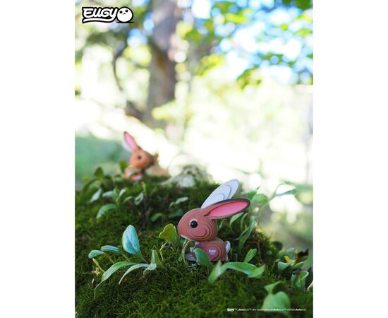 Пазл Eugy 3D Зоопарк Кролик (XEG-071), изображение 6 Пазл Eugy 3D Зоопарк Кролик (XEG-071), изображение 6