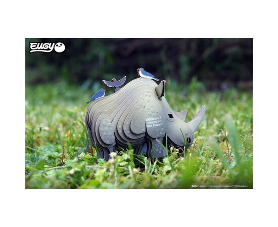 Пазл Eugy 3D Зоопарк Носорог (XEG-076), изображение 9 Пазл Eugy 3D Зоопарк Носорог (XEG-076), изображение 9