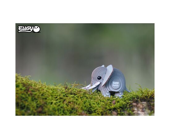 Пазл Eugy 3D Зоопарк Слон (XEG-010), изображение 5 Пазл Eugy 3D Зоопарк Слон (XEG-010), изображение 5