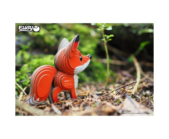 Пазл Eugy 3D Зоопарк Красная лиса (XEG-072), изображение 7 Пазл Eugy 3D Зоопарк Красная лиса (XEG-072), изображение 7