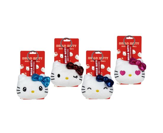 М'яка іграшка Hello Kitty Хелло Кітті Ювілейна 50, 7 см (760023891), зображення 6 М'яка іграшка Hello Kitty Хелло Кітті Ювілейна 50, 7 см (760023891), зображення 6
