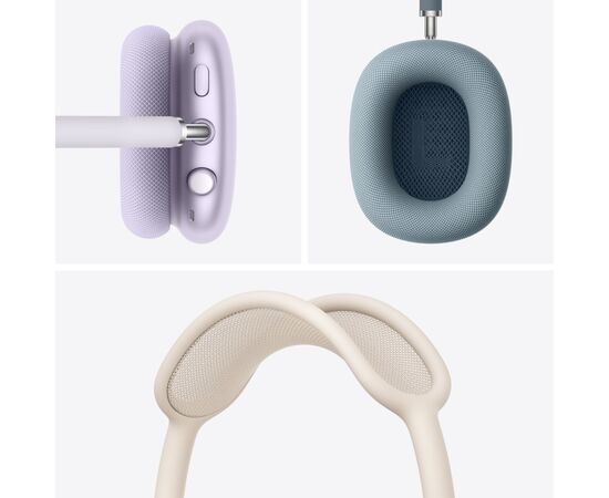 Наушники Apple AirPods Max (2nd generation) Starlight (MWW53ZE/A), изображение 8 Наушники Apple AirPods Max (2nd generation) Starlight (MWW53ZE/A), изображение 8