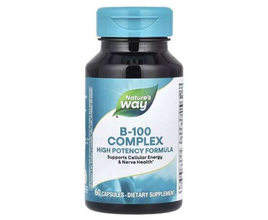 Витамин Nature's Way Комплекс витаминов B, B-100 Complex, 60 капсул (NWY-40520)
