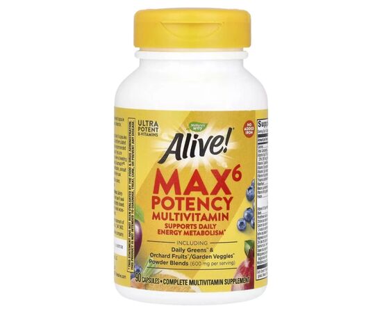 Витамин Nature's Way Мультивитамины повышенной эффективности без железа, Al (NWY-15092), изображение 4 Витамин Nature's Way Мультивитамины повышенной эффективности без железа, Al (NWY-15092), изображение 4