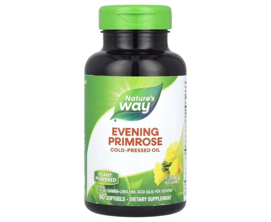 Витамин Nature's Way Примула вечерняя, 1300 мг, Evening Primrose, 60 гелевых капсул (NWY-15418)