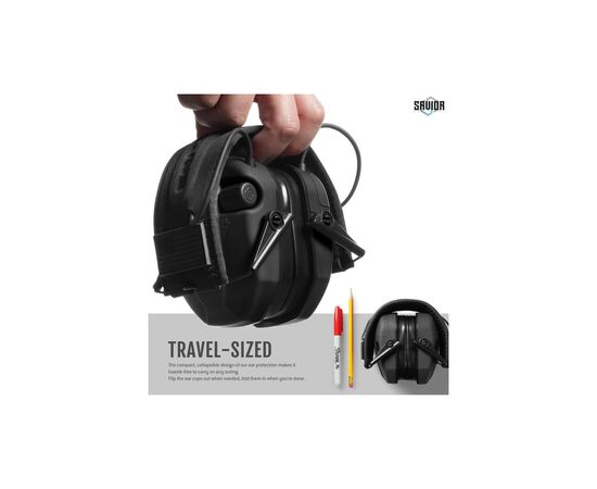 Наушники для стрельбы Savior Apollo Black (EM-APPOLO-BLACK), изображение 5 Наушники для стрельбы Savior Apollo Black (EM-APPOLO-BLACK), изображение 5