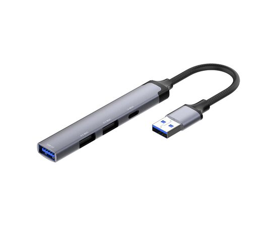 Концентратор ColorWay USB-A 4-в-1 USB2.0х3/USB3.0 (CW-HUB05), изображение 4 Концентратор ColorWay USB-A 4-в-1 USB2.0х3/USB3.0 (CW-HUB05), изображение 4