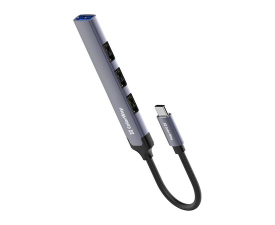 Концентратор ColorWay USB-C 4-в-1 USB2.0х3/USB3.0 (CW-HUB04)