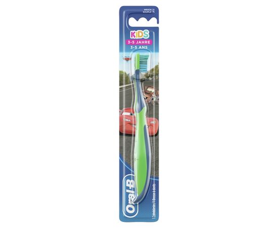 Дитяча зубна щітка Oral-B Kids 3+ Cars/Frozen Екстра м'яка 1 шт. (5010622010795), зображення 2 Дитяча зубна щітка Oral-B Kids 3+ Cars/Frozen Екстра м'яка 1 шт. (5010622010795), зображення 2