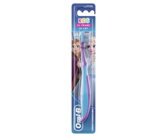 Детская зубная щетка Oral-B Kids 3+ Cars/Frozen Экстра мягкая 1 шт. (5010622010795)