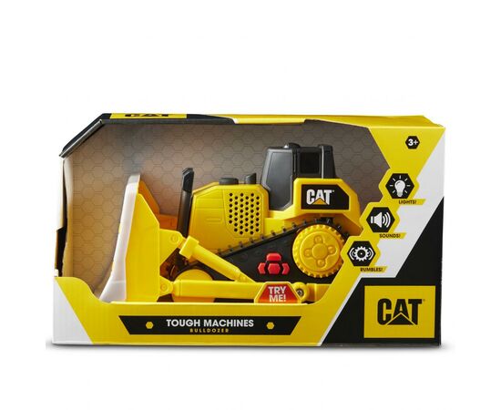 Спецтехника Funrise CAT Крепкие помощники Бульдозер со светом и звуком 25 см (82287), изображение 5