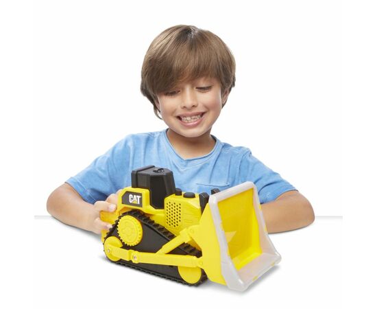 Спецтехника Funrise CAT Крепкие помощники Бульдозер со светом и звуком 25 см (82287), изображение 6