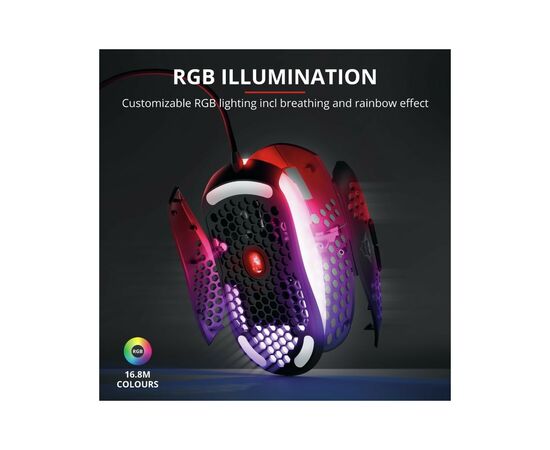 Мишка Trust GXT 960 Graphin Ultra-lightweight RGB USB Black (23758), зображення 12 Мишка Trust GXT 960 Graphin Ultra-lightweight RGB USB Black (23758), зображення 12