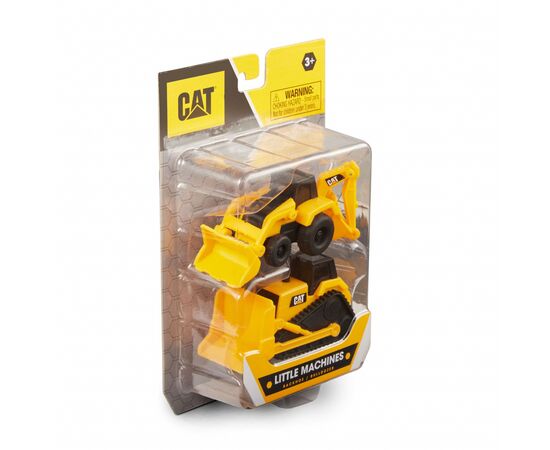 Спецтехника Funrise Мини-техника CAT Экскаватор-погрузчик и Бульдозер (82280), изображение 9