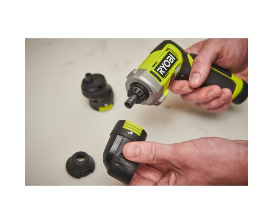 Отвертка аккумуляторная Ryobi RSD4-120T 4В, USB, Lithium, 1х2Ah, 5Нм, 200об/мин, кейс, 10 насадок (5133006210), изображение 6