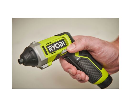 Отвертка аккумуляторная Ryobi RSD4-120T 4В, USB, Lithium, 1х2Ah, 5Нм, 200об/мин, кейс, 10 насадок (5133006210), изображение 8