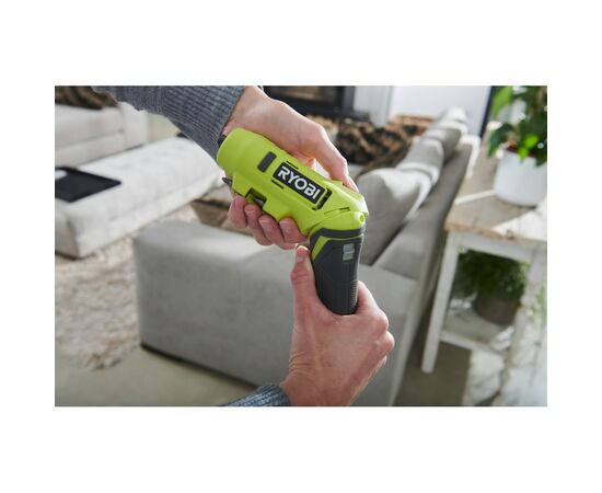 Отвертка аккумуляторная Ryobi RSDP4-120G 4В, USB, Lithium, 1х2Ah, 5Нм, 200об/мин, поворотная ручка (5133005958), изображение 10 Отвертка аккумуляторная Ryobi RSDP4-120G 4В, USB, Lithium, 1х2Ah, 5Нм, 200об/мин, поворотная ручка (5133005958), изображение 10