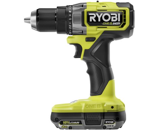 Шуруповерт Ryobi ONE+ HP RDD18X-220S 18В, 2х2Ah, 95Нм, 500·2100об/мин, сумка (5133005284), изображение 3 Шуруповерт Ryobi ONE+ HP RDD18X-220S 18В, 2х2Ah, 95Нм, 500·2100об/мин, сумка (5133005284), изображение 3