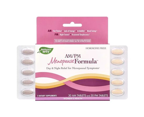 Вітамін Nature's Way Жіноче здоров'я при менопаузі, день/ніч, AM/PM Menopause Formul (EMT-07206)