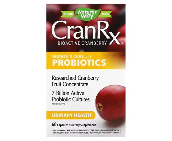 Вітамін Nature's Way Журавлина біоактивна з пробіотиком, жіноче здоров'я, Cran (NWY-11861)