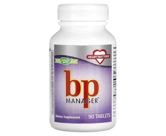 Витамин Nature's Way Нормализация кровяного давления, BP Manager, 90 таблеток (EMT-02869), изображение 3 Витамин Nature's Way Нормализация кровяного давления, BP Manager, 90 таблеток (EMT-02869), изображение 3