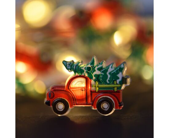 Гирлянда YES! Fun На медной проволоке Авто Санты 20 LED Тепло-белая 2.2 м На батарейках (801207), изображение 4 Гирлянда YES! Fun На медной проволоке Авто Санты 20 LED Тепло-белая 2.2 м На батарейках (801207), изображение 4